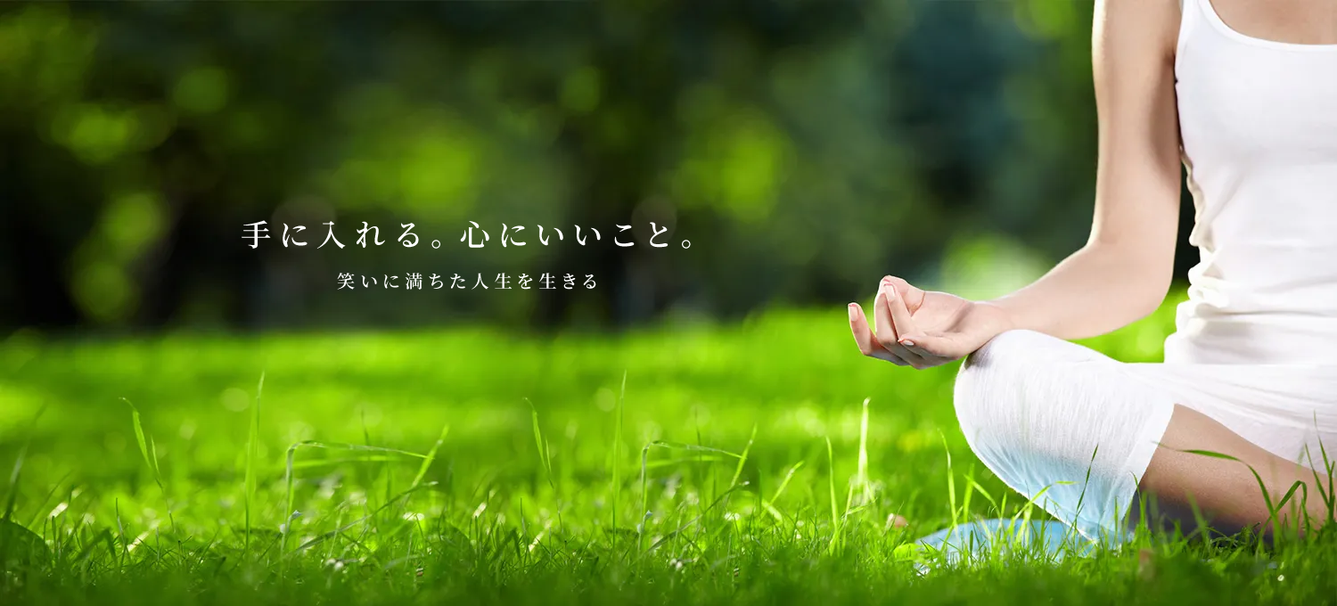 手に入れる。心にいいこと。